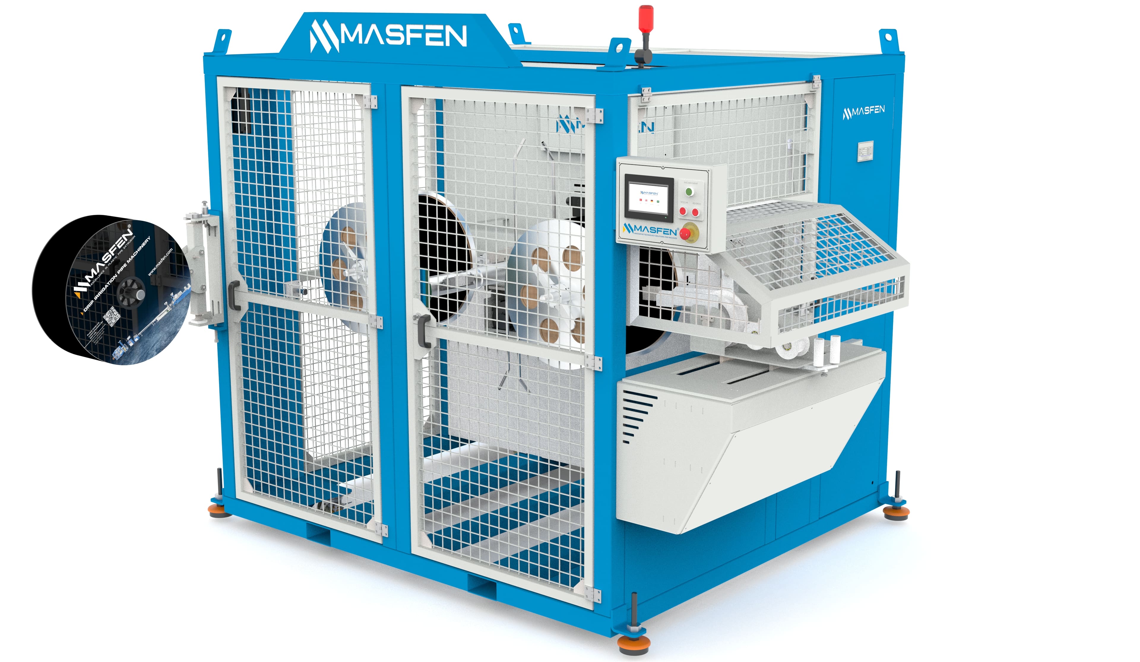 Fully Automatic Coiler for Flat Drip Irrigation Pipe