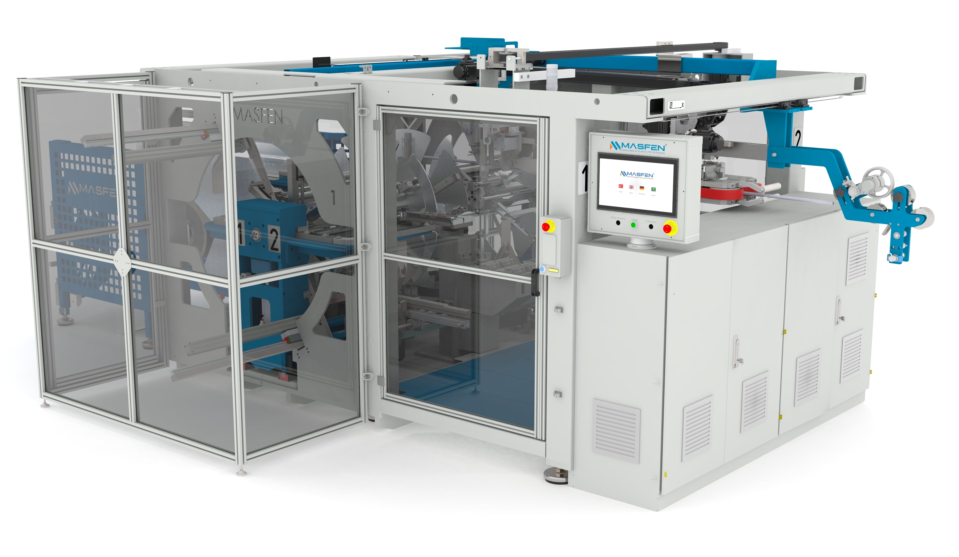 Fully Automatic Back-to-Back PE Pipe Coiler